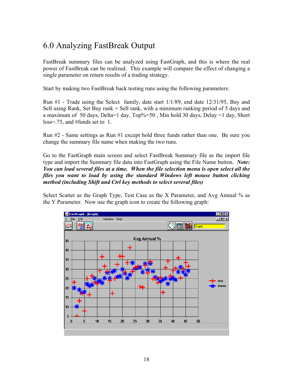 0 analyzing fastbreak output | EdgeWare FastGraph Version 3 User Manual | Page 18 / 57