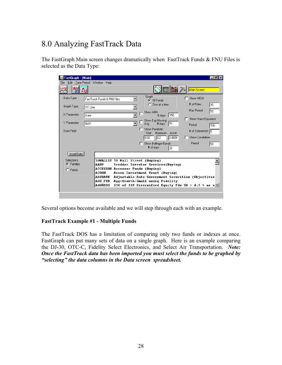 0 analyzing fasttrack data | EdgeWare FastGraph Version 3 User Manual | Page 28 / 57