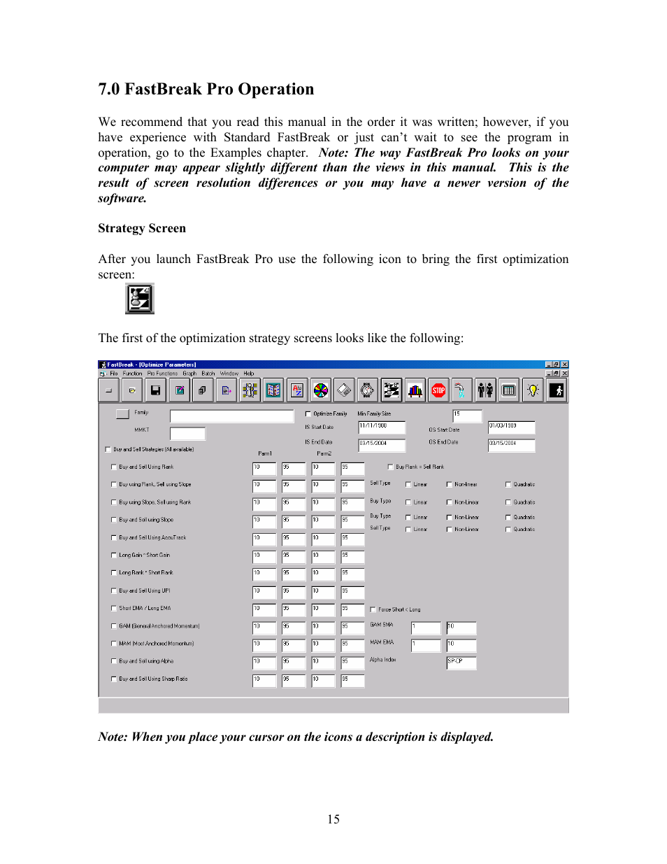 0 fastbreak pro operation | EdgeWare FastBreak Pro Version 5 User Manual | Page 15 / 79