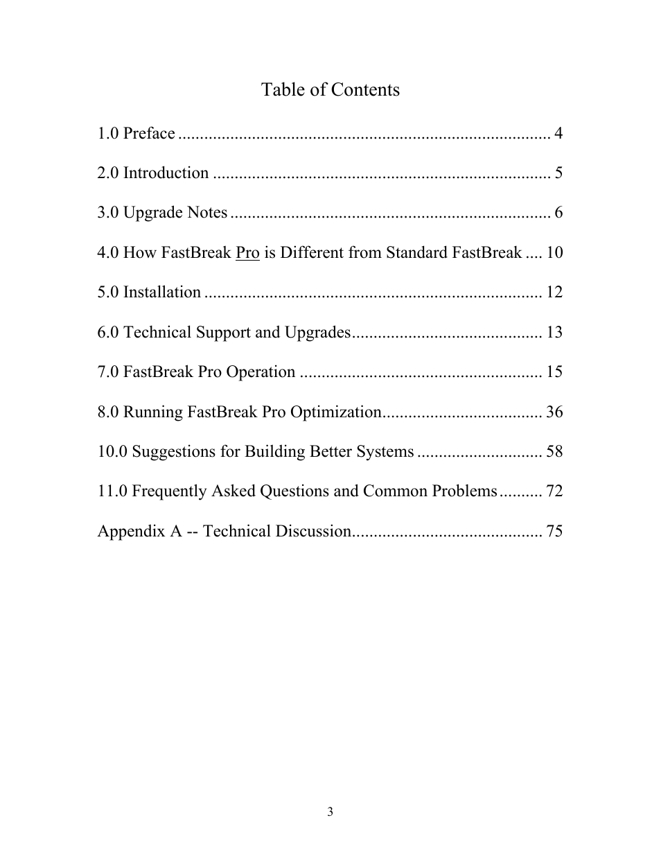 EdgeWare FastBreak Pro Version 5 User Manual | Page 3 / 79