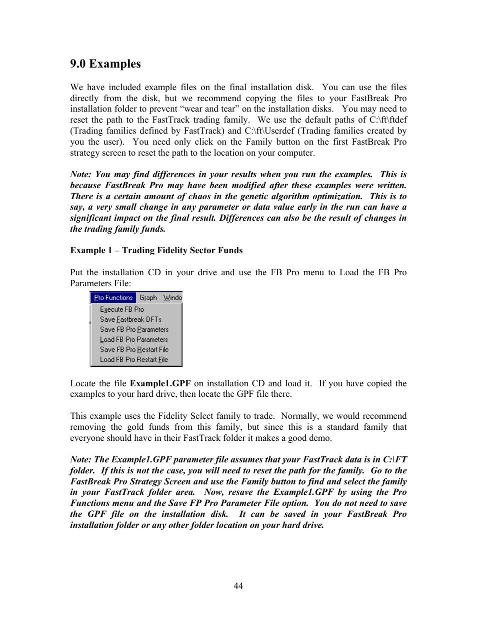 0 examples | EdgeWare FastBreak Pro Version 5 User Manual | Page 44 / 79