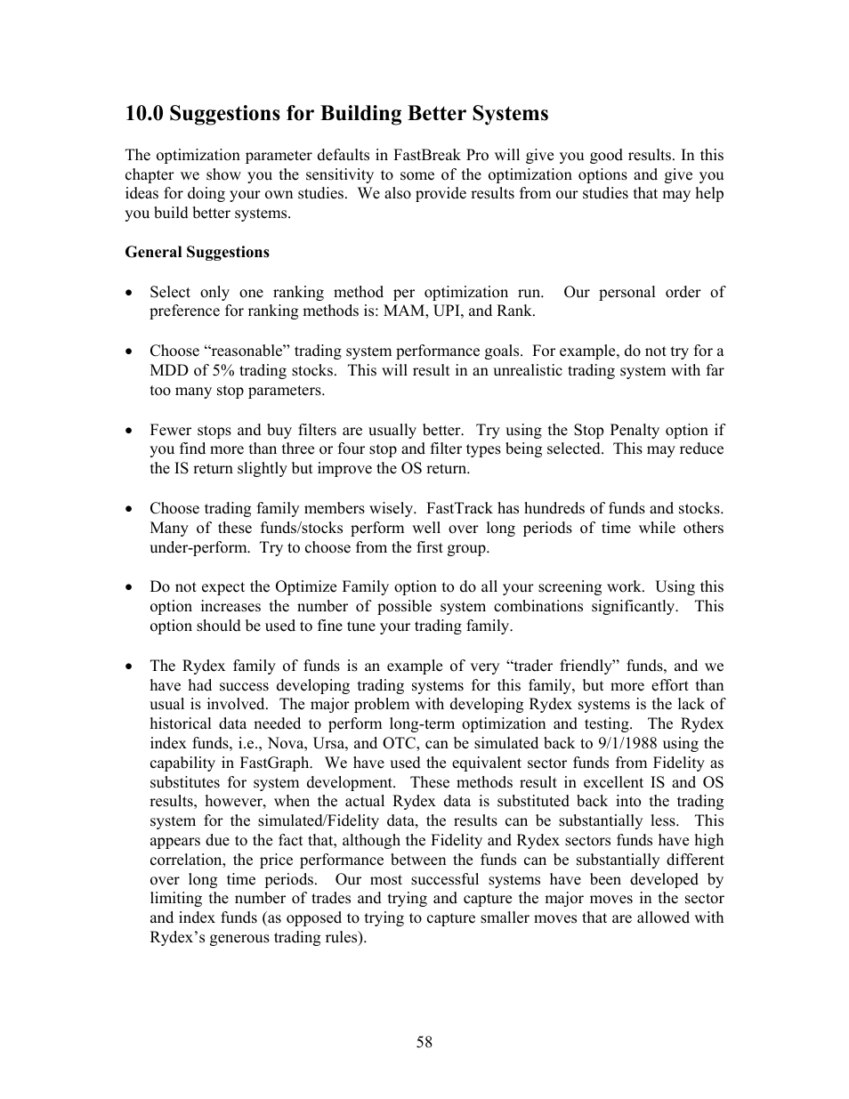 0 suggestions for building better systems | EdgeWare FastBreak Pro Version 5 User Manual | Page 58 / 79