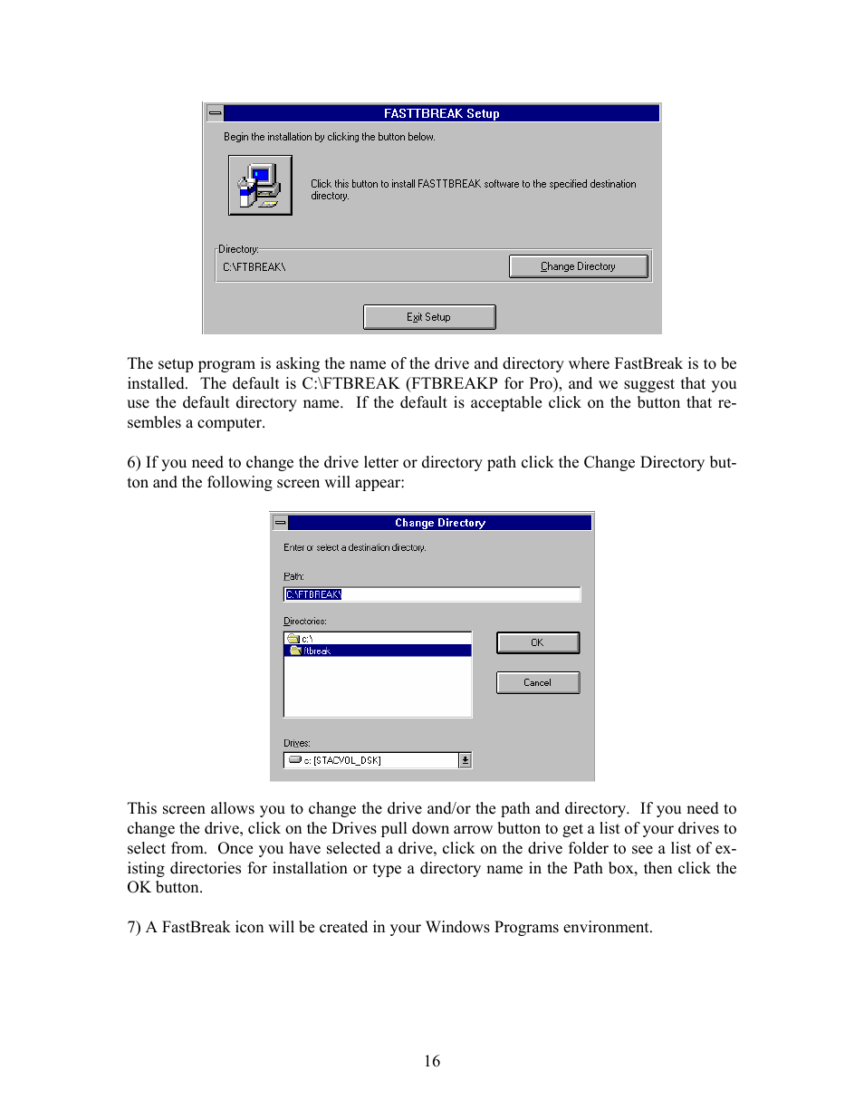 EdgeWare FastBreak Standard Version 5 User Manual | Page 16 / 90