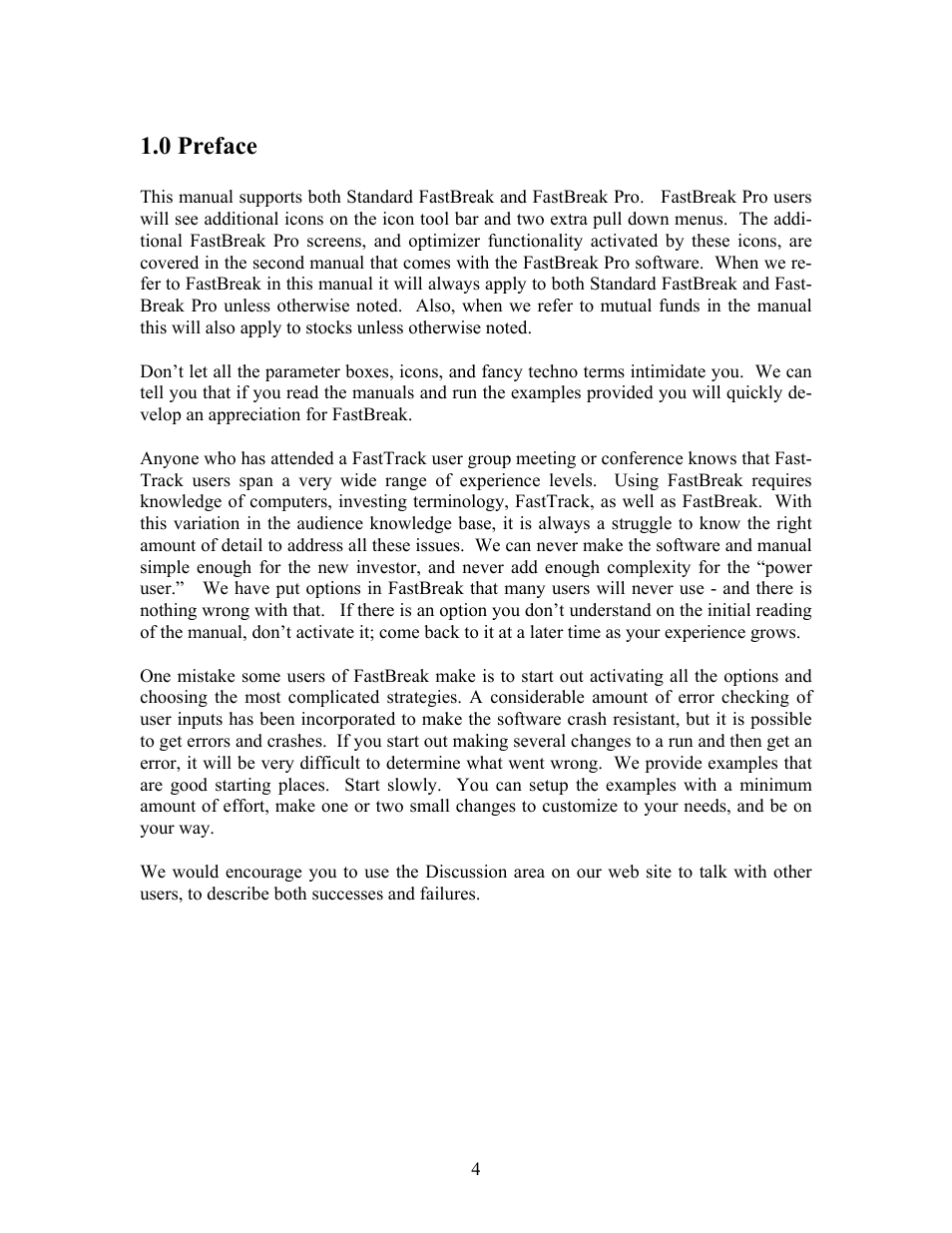 0 preface | EdgeWare FastBreak Standard Version 5 User Manual | Page 4 / 90