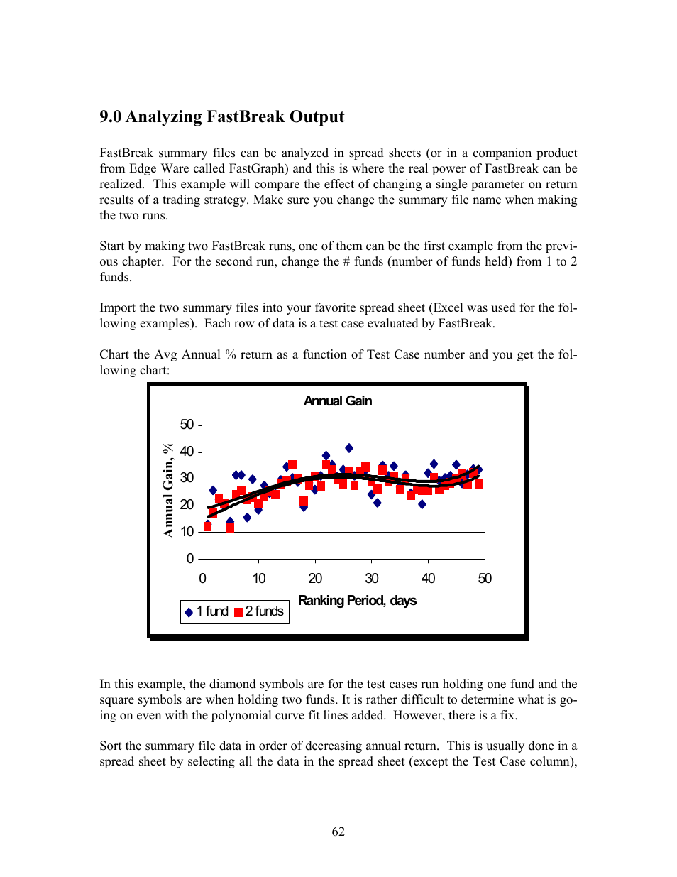 0 analyzing fastbreak output | EdgeWare FastBreak Standard Version 5 User Manual | Page 62 / 90