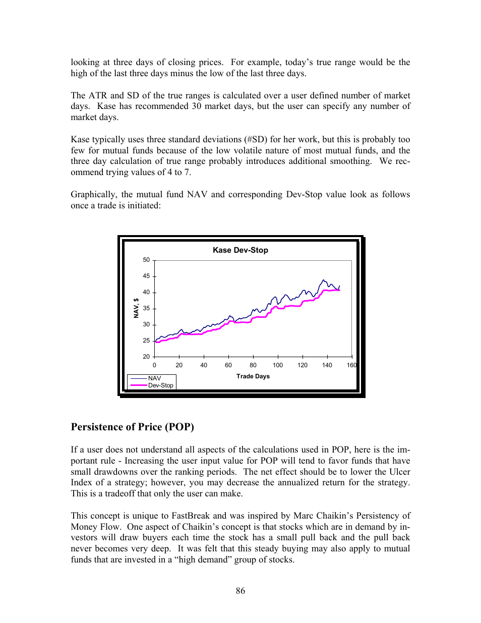 Persistence of price (pop) | EdgeWare FastBreak Standard Version 5 User Manual | Page 86 / 90