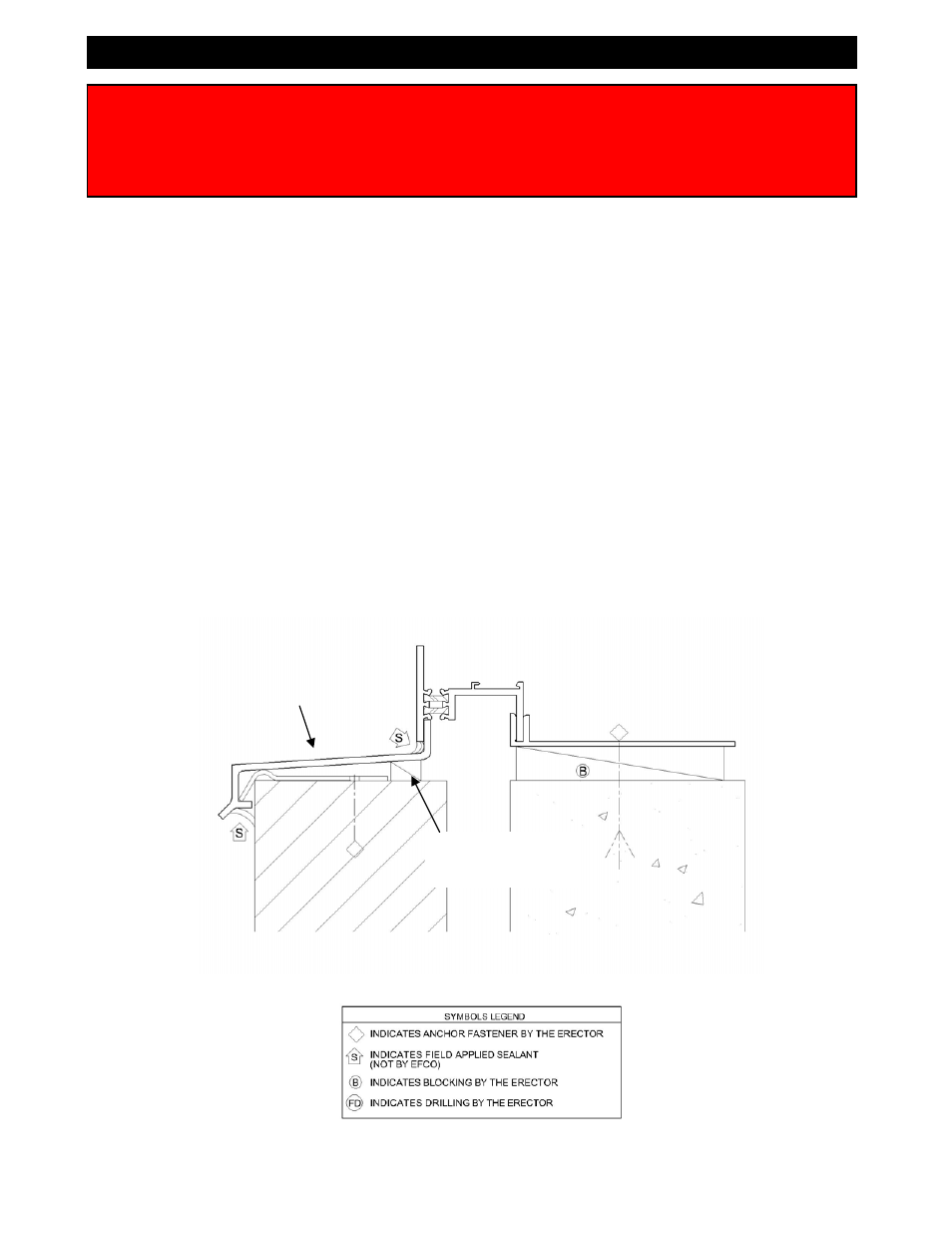 Acrhitectural sills, Installation of architectural sills | EFCO Special Purpose Windows Installation User Manual | Page 13 / 58