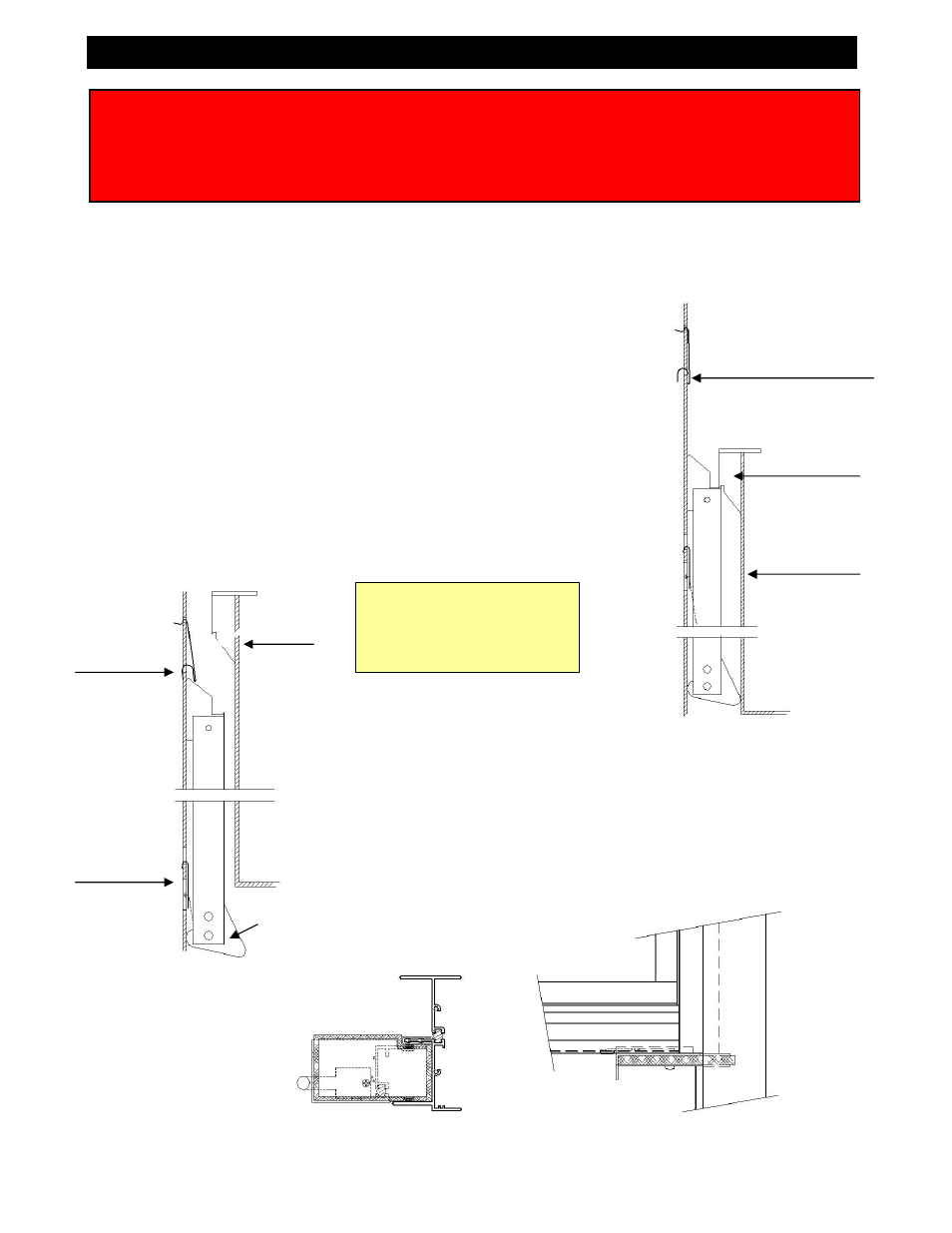B&t bal. sash removal | EFCO Special Purpose Windows Installation User Manual | Page 22 / 58