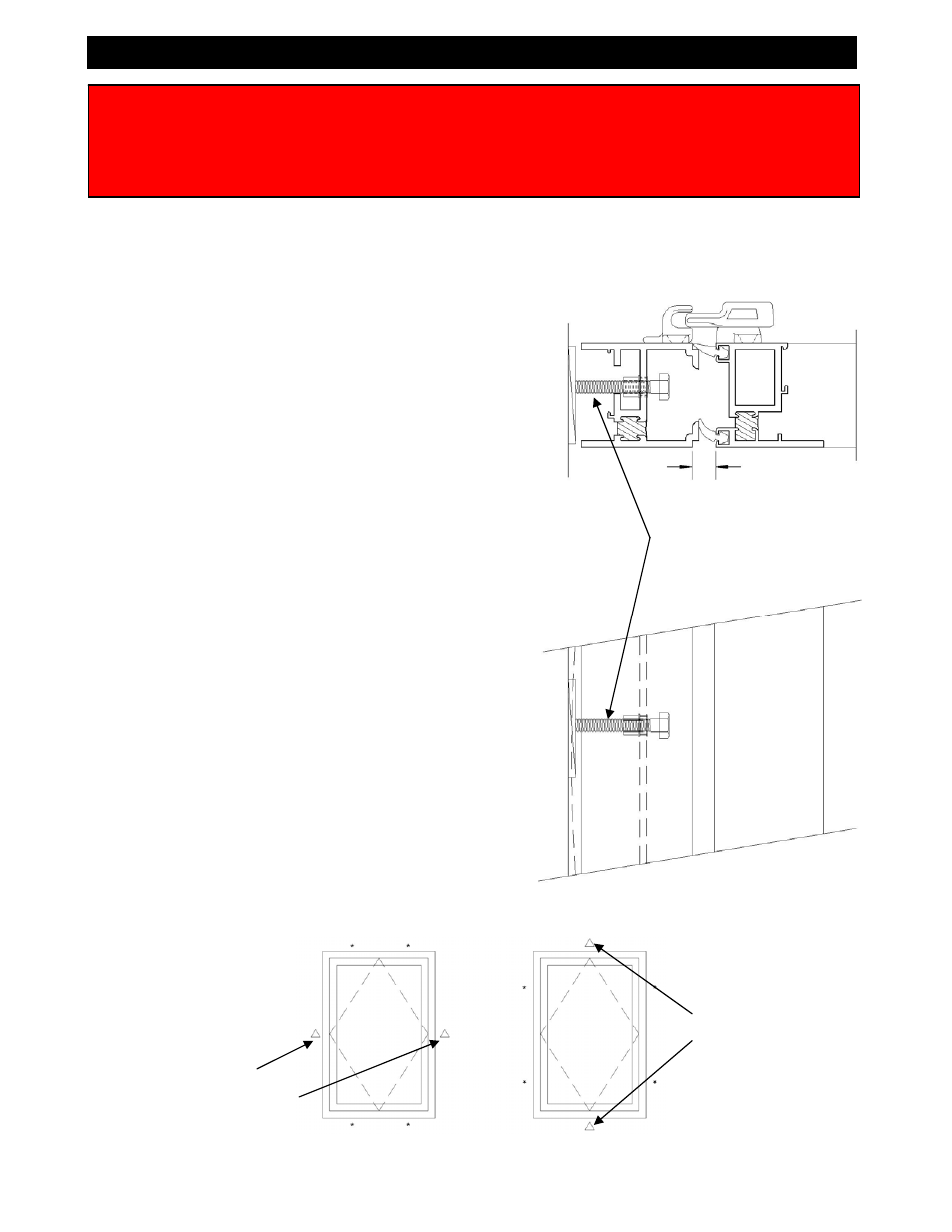 Pivot installation, Panning frame installation | EFCO Special Purpose Windows Installation User Manual | Page 33 / 58
