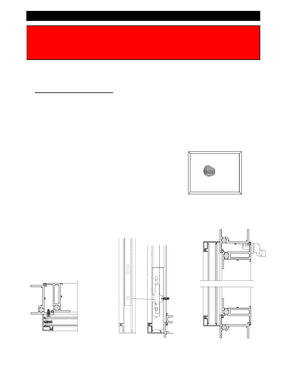 Screen installation, Project-in screens | EFCO Special Purpose Windows Installation User Manual | Page 52 / 58