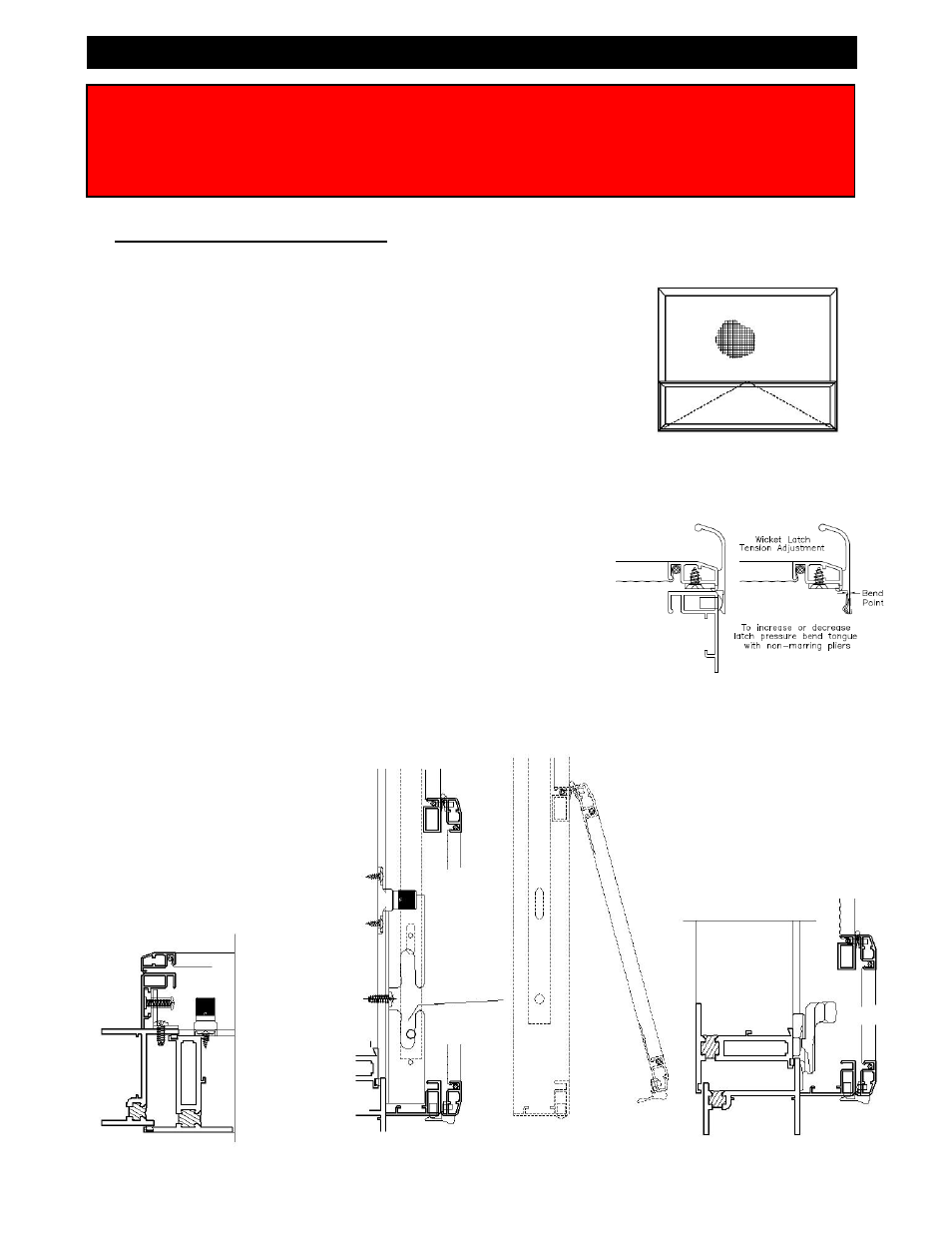 Project-out screens | EFCO Special Purpose Windows Installation User Manual | Page 53 / 58