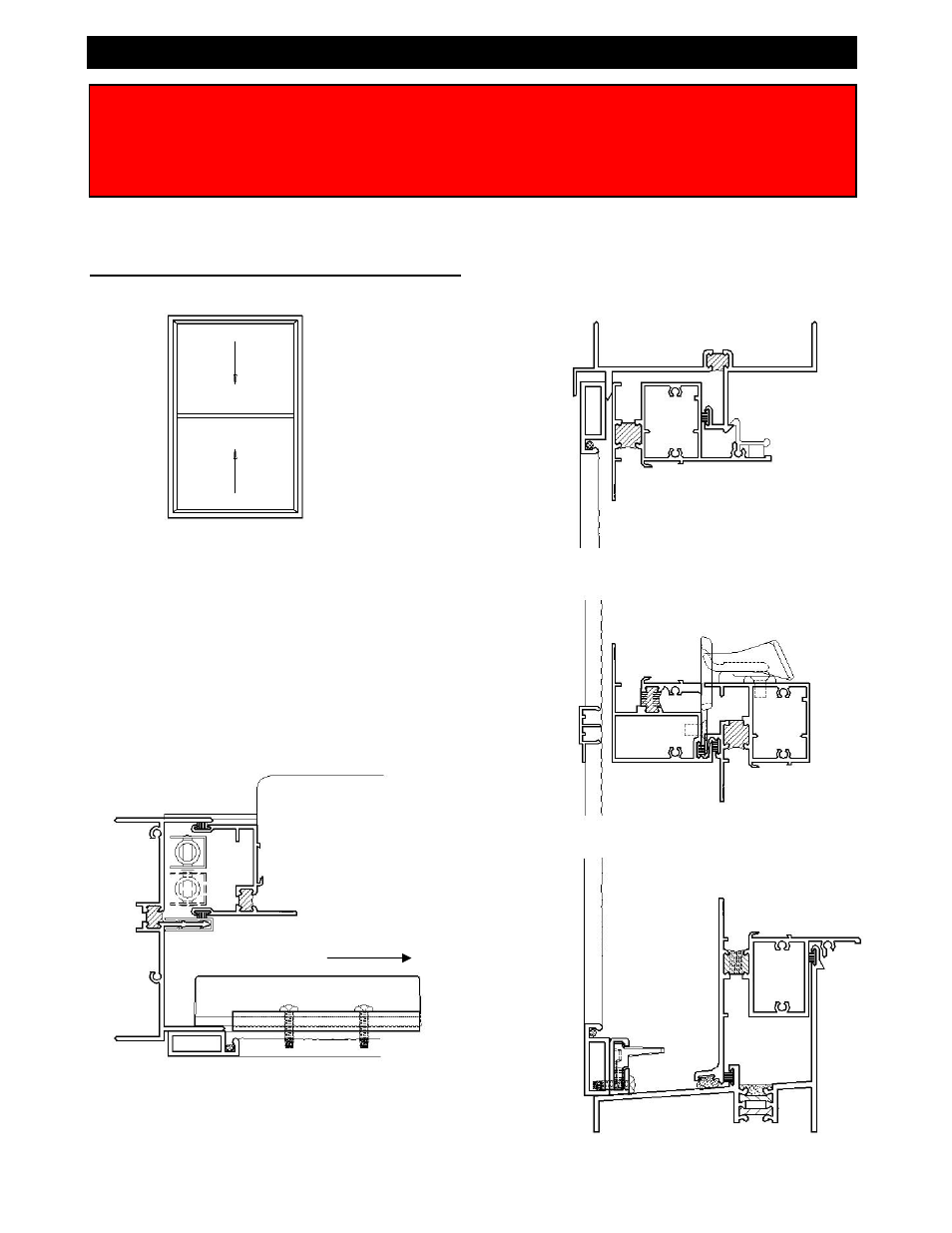 Double hung screens | EFCO Special Purpose Windows Installation User Manual | Page 56 / 58