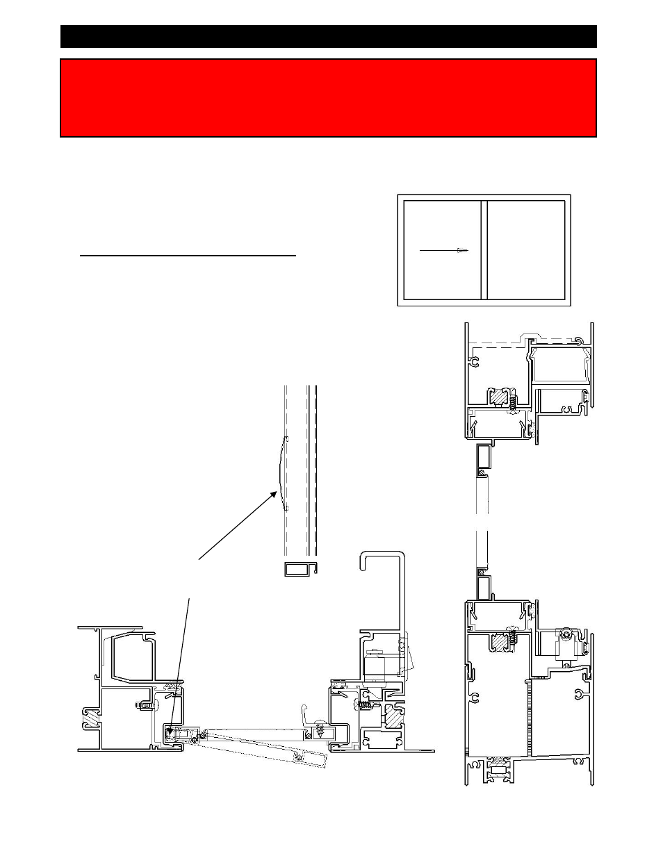 Sliding wdw screens | EFCO Special Purpose Windows Installation User Manual | Page 57 / 58