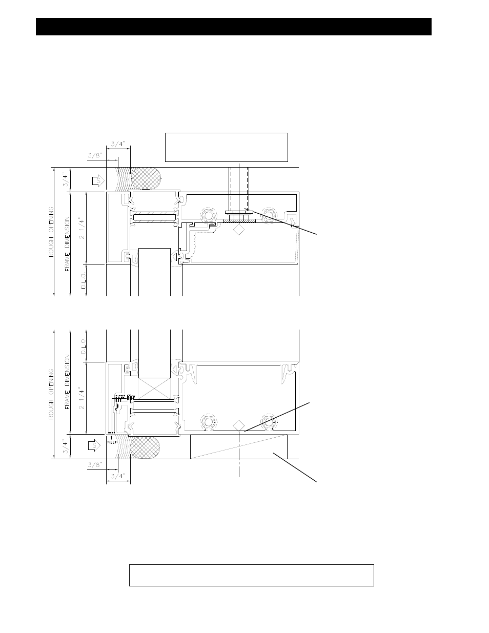 Standard head and sill anchorage | EFCO S5500 Inside Glazed User Manual | Page 15 / 48