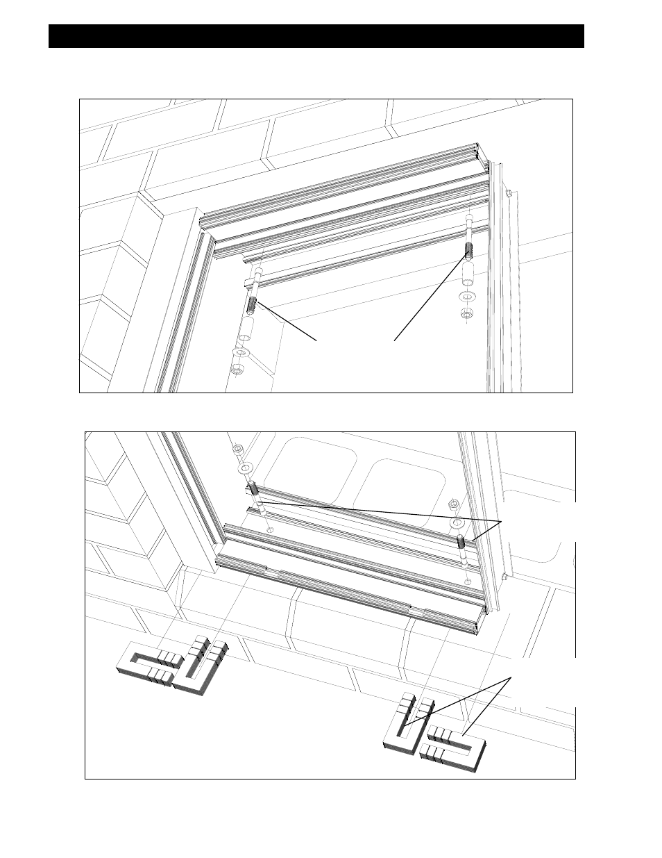 Standard head anchorage standard sill anchorage | EFCO S5500 Outside Glazed User Manual | Page 12 / 48