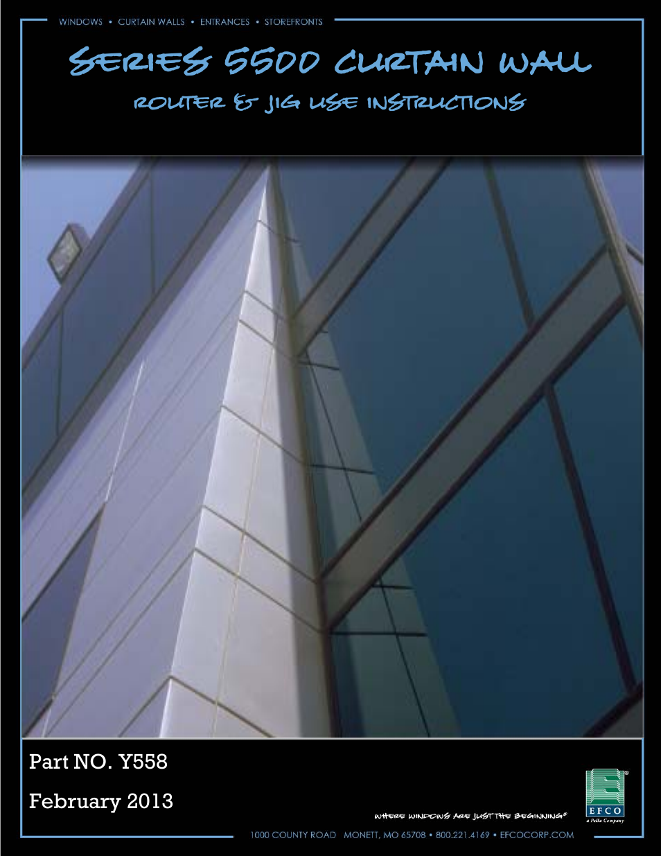 EFCO S5500 Router & Jig User Manual | 6 pages