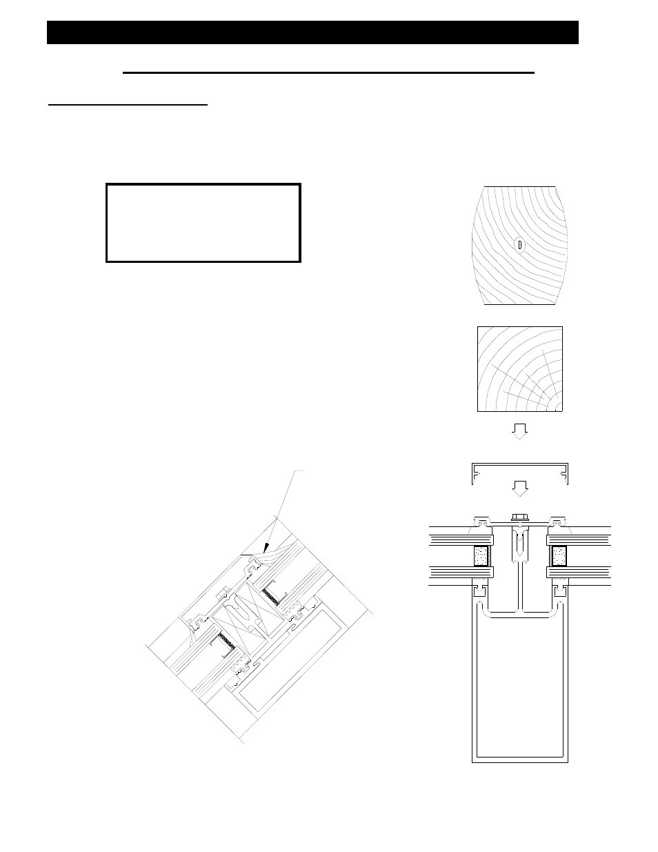 Snap-on exterior covers, A.) install vertical rafter covers, B.) install horizontal purlin covers | EFCO S5600 Slope Glazed User Manual | Page 22 / 23