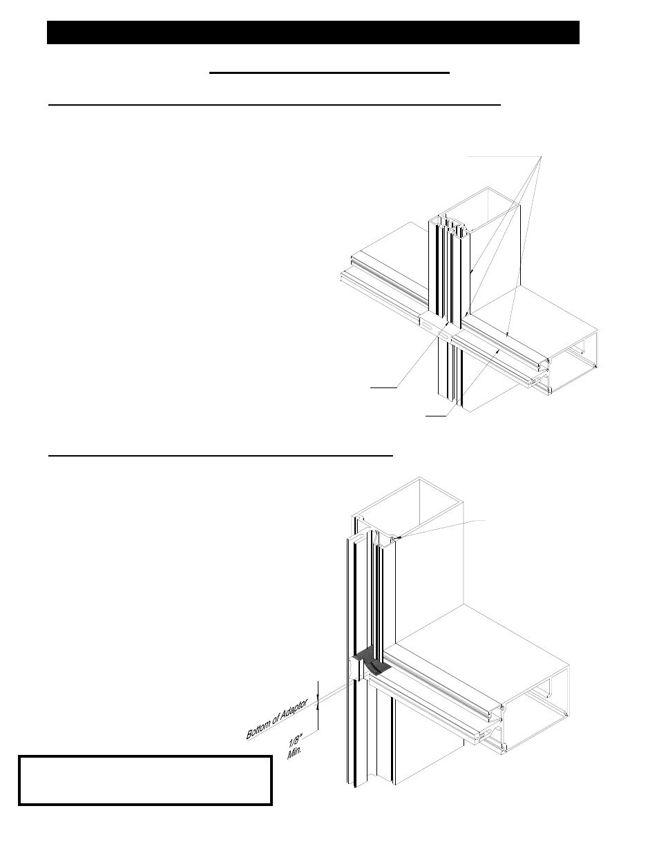 Vii: glazing adaptors | EFCO S5900 Structural Glazed User Manual | Page 15 / 23