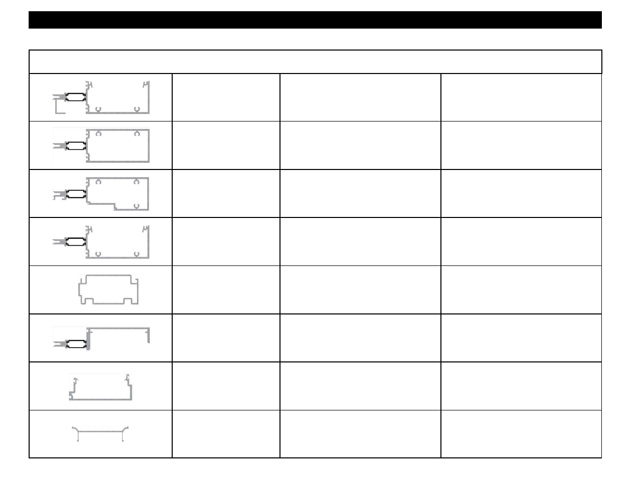 5g06, Profile part no. description | EFCO 5500X Outside Glazed User Manual | Page 10 / 60