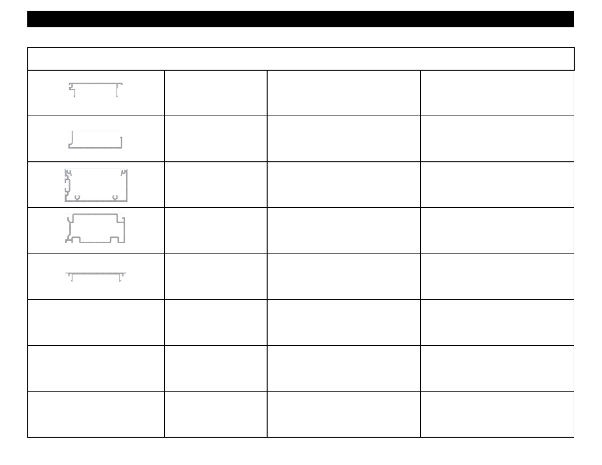Fk22, Profile part no. description, 17p5 | Fl02, 15b2, Fl03 | EFCO 5500X Outside Glazed User Manual | Page 11 / 60