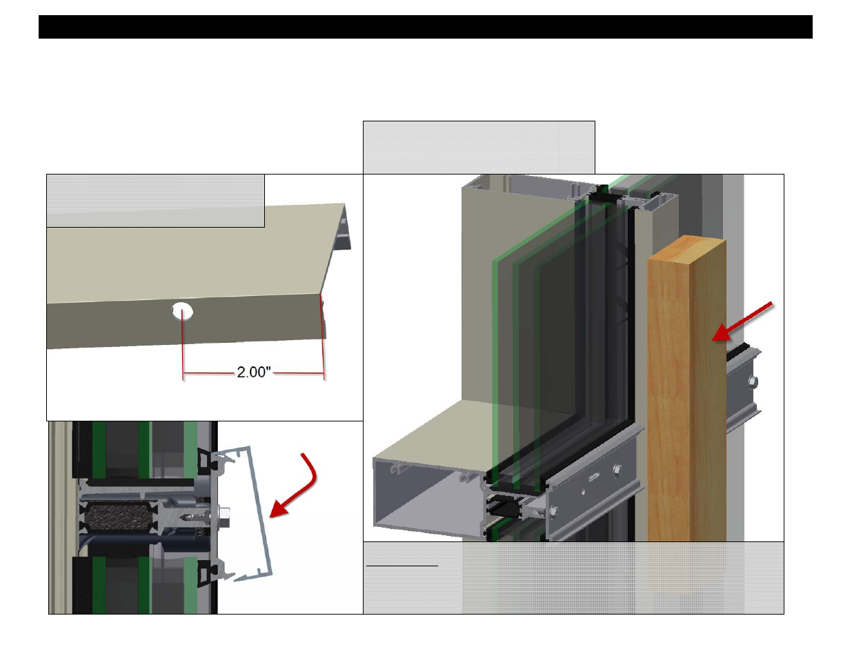 Caution | EFCO 5500X Outside Glazed User Manual | Page 58 / 60