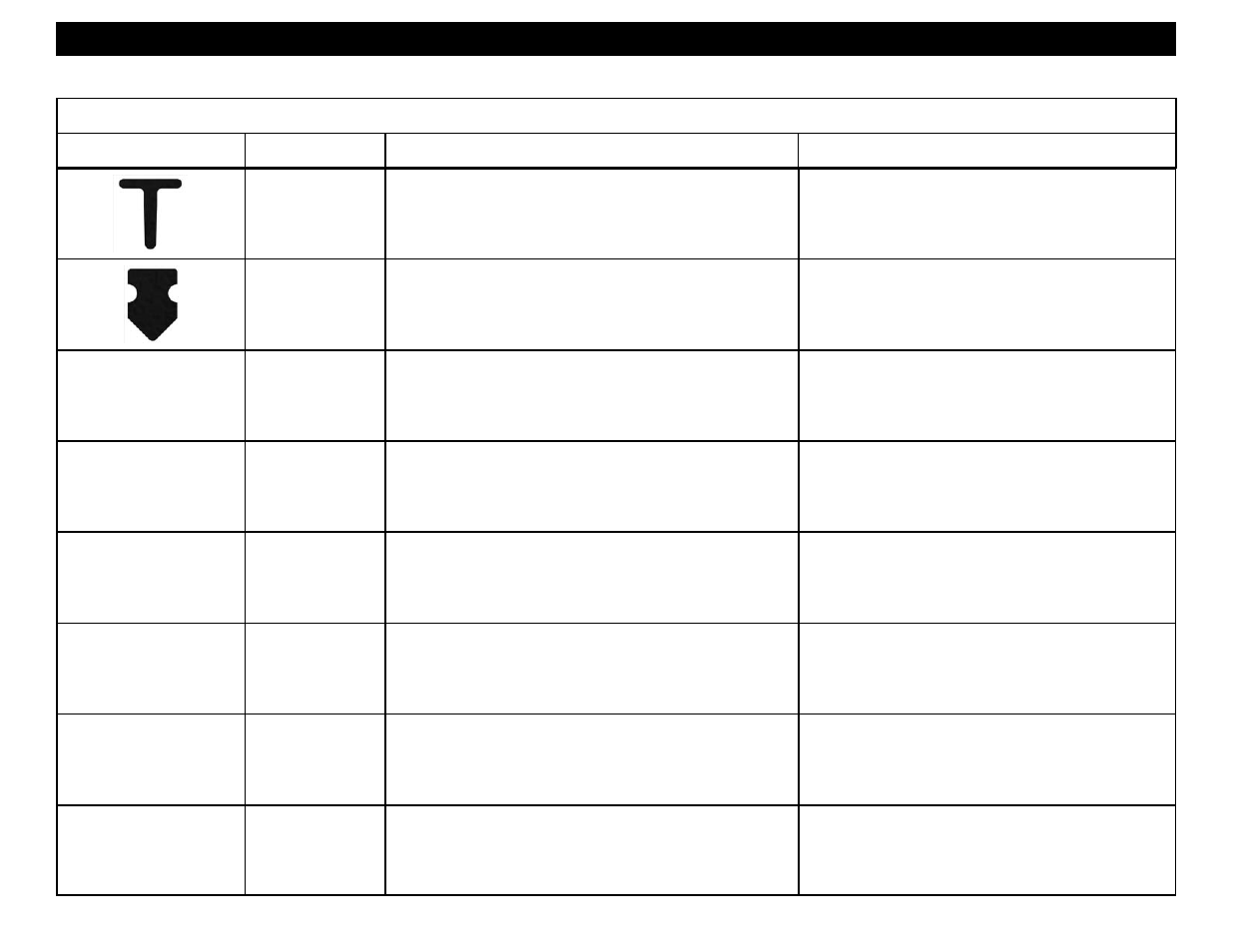 Profile, Part # description material accessories | EFCO 5500X Outside Glazed User Manual | Page 7 / 60