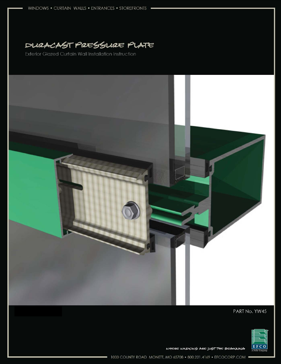 EFCO Duracast Pressure Plate User Manual | 12 pages