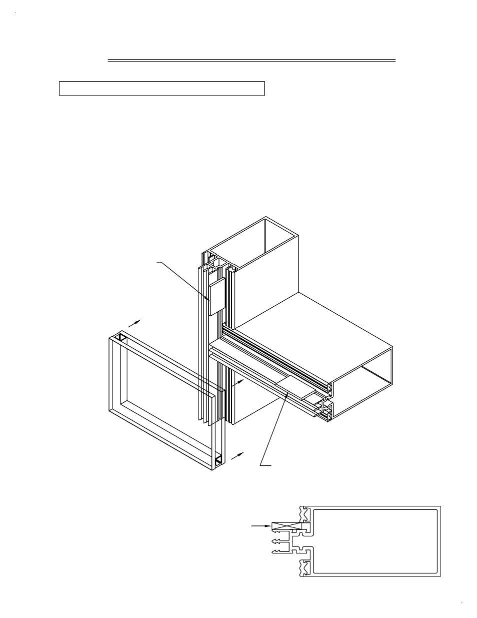 Step #1 install glazing materials | EFCO 5800 Series User Manual | Page 13 / 20