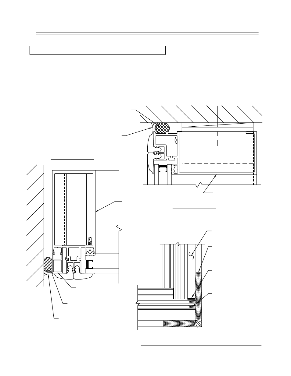 Jamb detail, Horizontal, Head detail perimeter | EFCO 5800 Series User Manual | Page 19 / 20