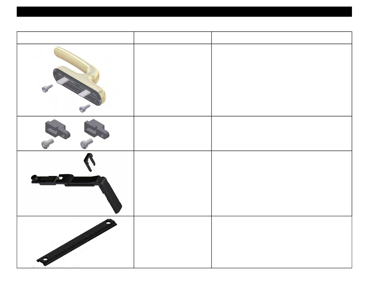 Section 17 - hardware identification, Image part # description | EFCO 8800 Series Assembly Instructions Vol.5 User Manual | Page 7 / 89