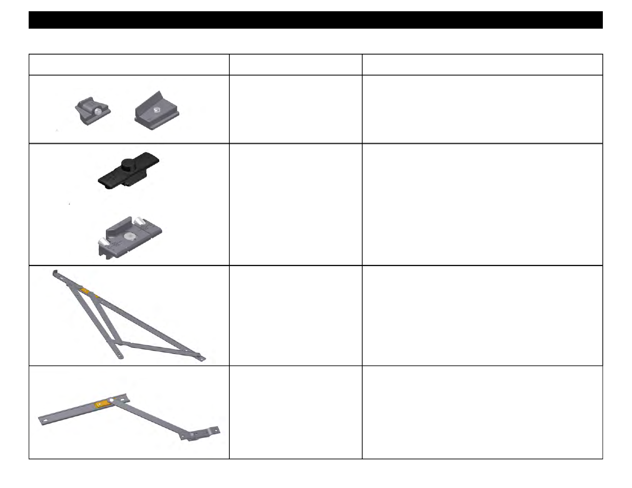 Image part # description | EFCO 8800 Series Assembly Instructions Vol.5 User Manual | Page 8 / 89