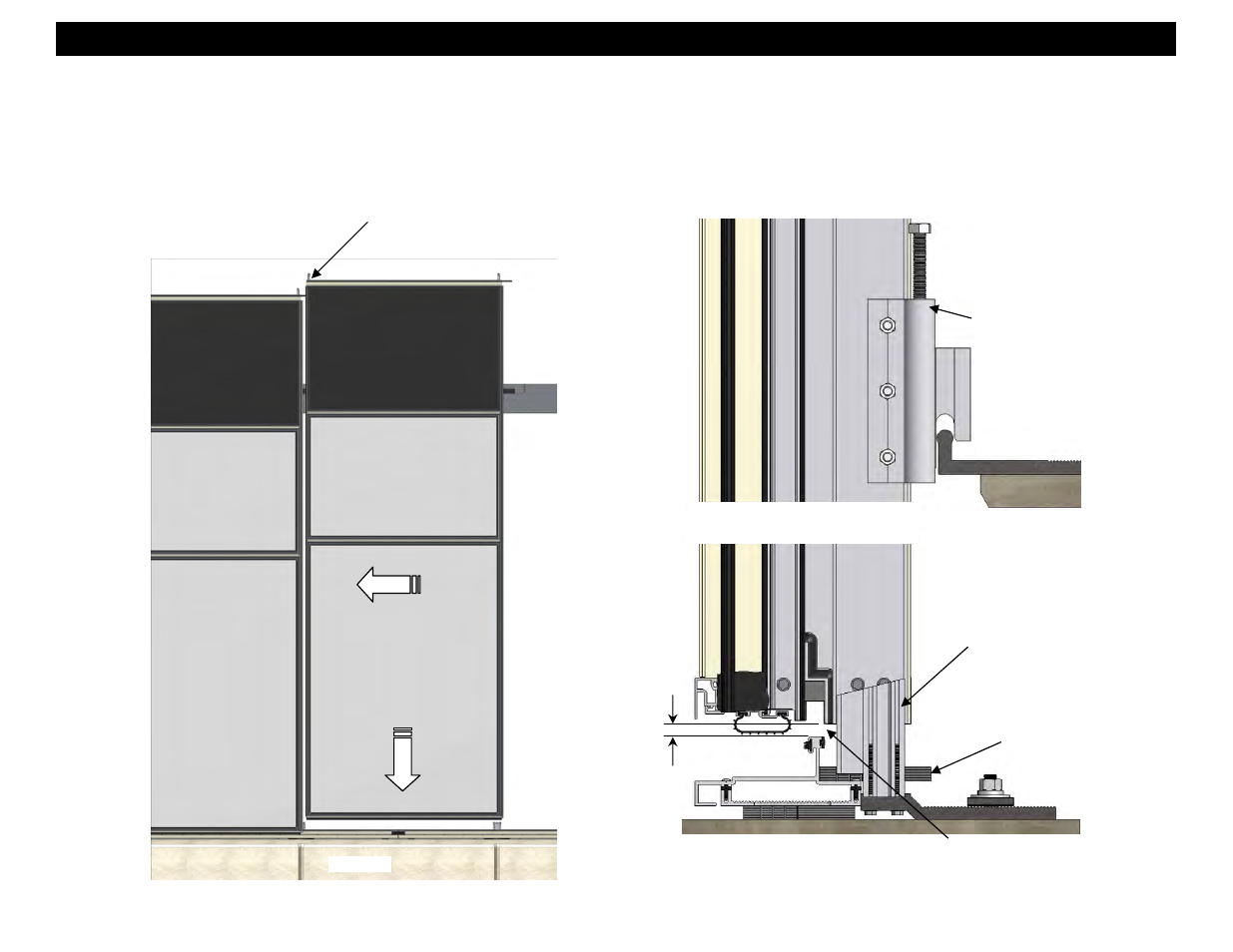 Section 9 - setting units at dynamic starter sills | EFCO 8800 Installation Instructions User Manual | Page 40 / 68