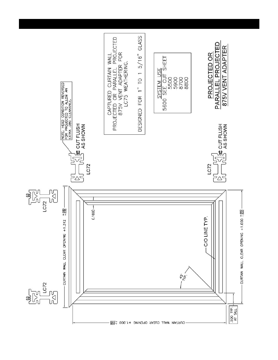 Series 875 adapter formulas | EFCO 875X Wall Vent User Manual | Page 16 / 31