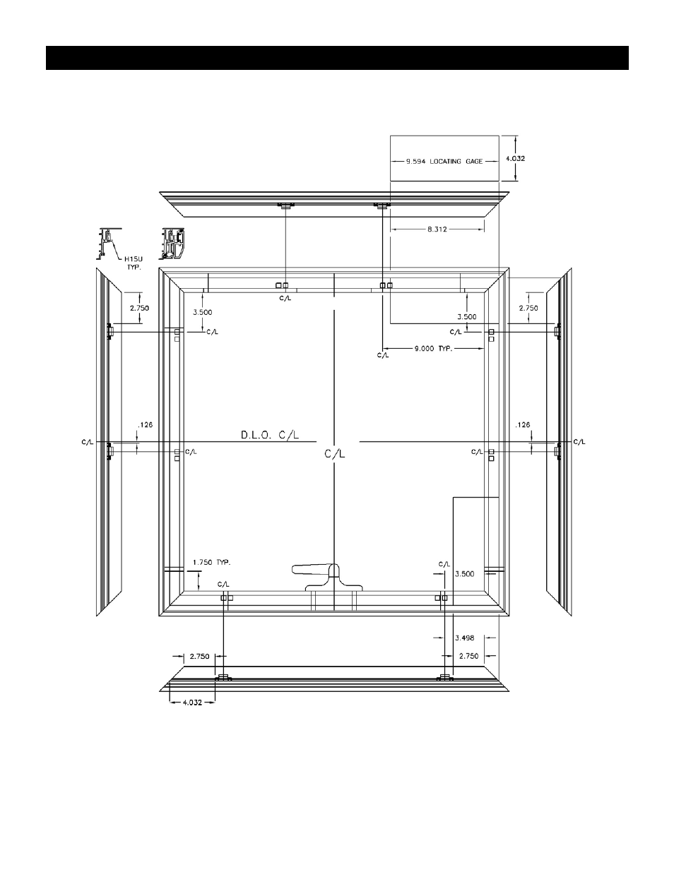 Series 875 vent keeper points | EFCO 875X Wall Vent User Manual | Page 30 / 31