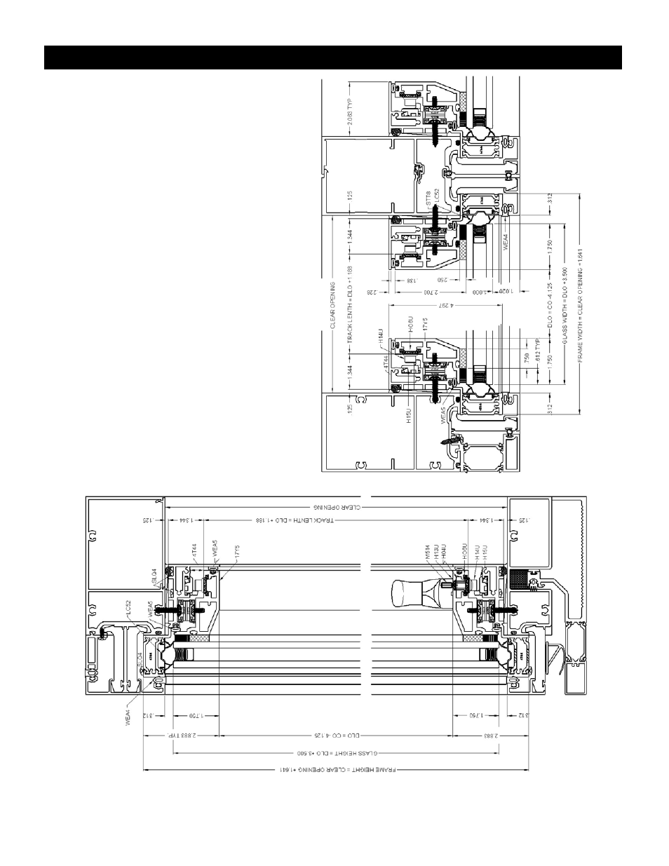 Series 875 captured vent | EFCO 875X Wall Vent User Manual | Page 6 / 31