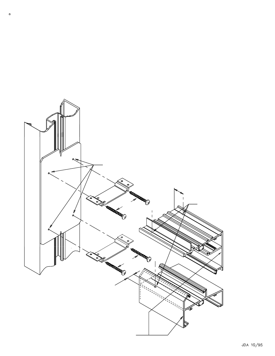Attachment part preparation | EFCO 403 Series Roto Vent for Storefront User Manual | Page 11 / 14