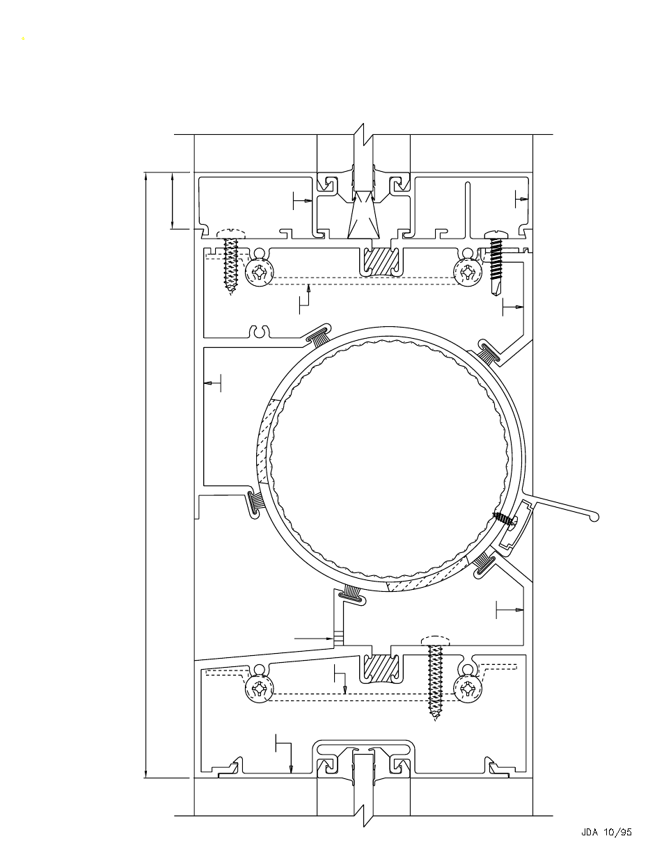 S401 application, Parts identification, Application by system | EFCO 403 Series Roto Vent for Storefront User Manual | Page 4 / 14