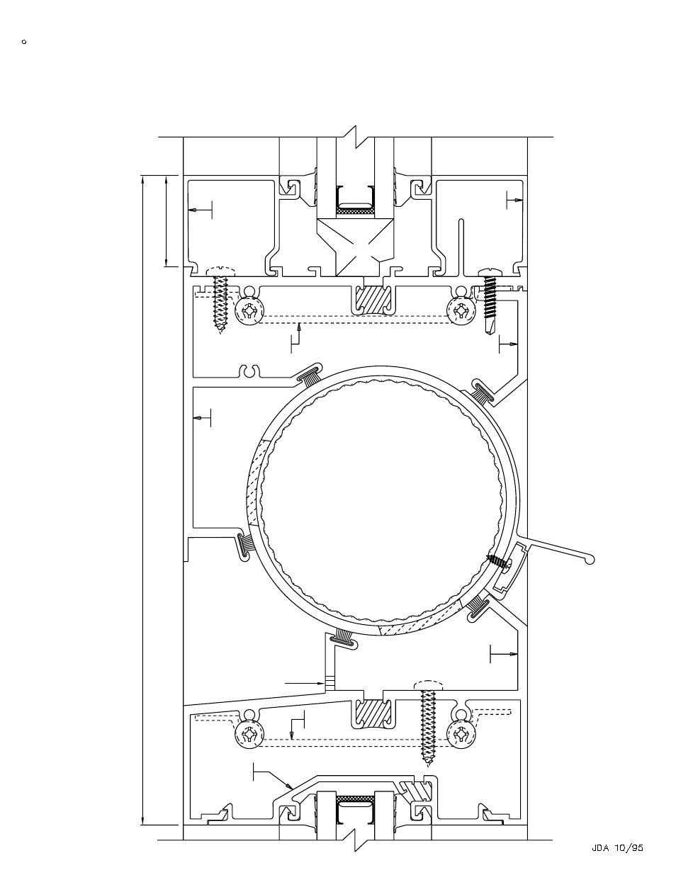 S402/403 application, Application by system | EFCO 403 Series Roto Vent for Storefront User Manual | Page 5 / 14