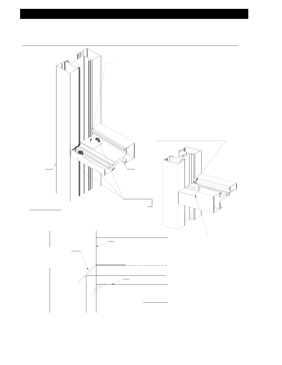 Water deflector installation, Fig. # 100 | EFCO 403 Series Storefront User Manual | Page 85 / 94