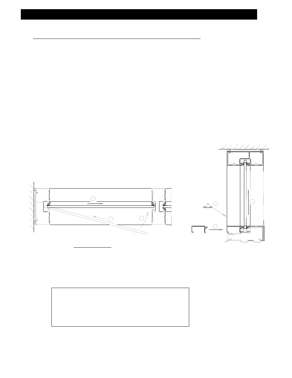 Outside glazing, Step 3) glass installation fig. # 106 | EFCO 403 Series Storefront User Manual | Page 89 / 94