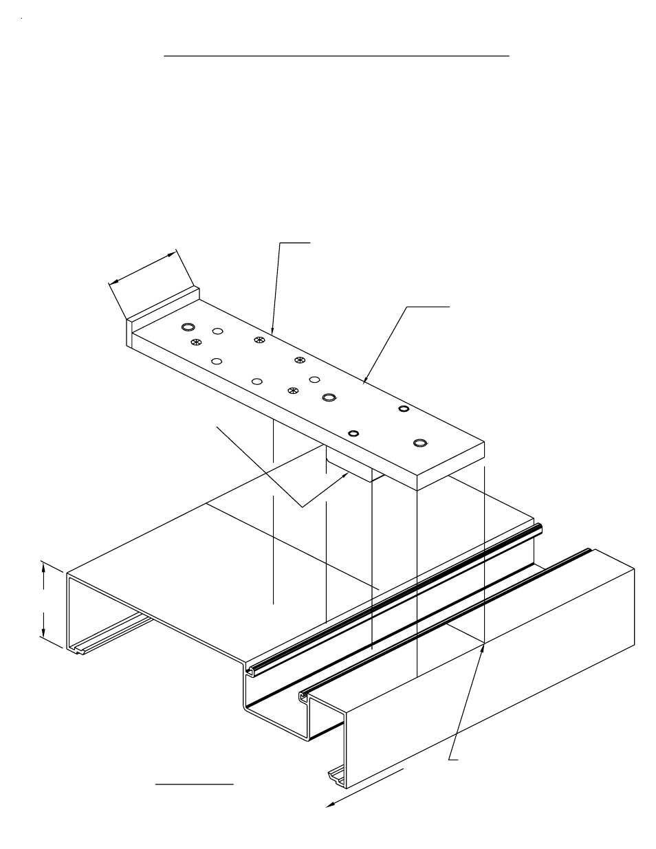 Drill guide for transom, Rew applied glazing, B - shear blocks at screw | Fig. #4, For transom - head and horizontal, Intermediate shear block application, 2) dj16 drill guide | EFCO 406 (T) Series User Manual | Page 11 / 41