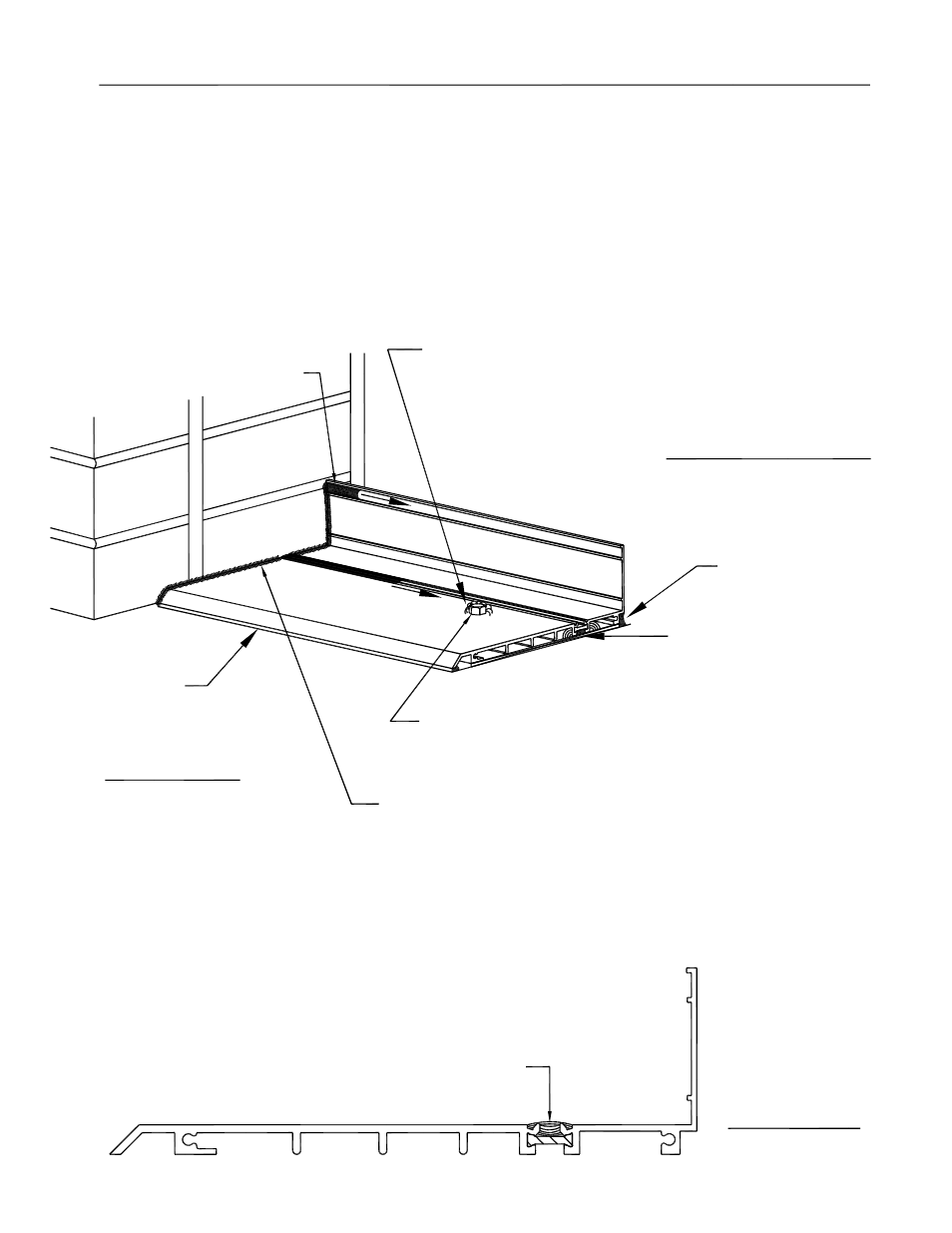 Sill flashing installation, C - sill flashing installation, Fig. #26 | Fig. #27, Step 1) | EFCO 406 (T) Series User Manual | Page 27 / 41