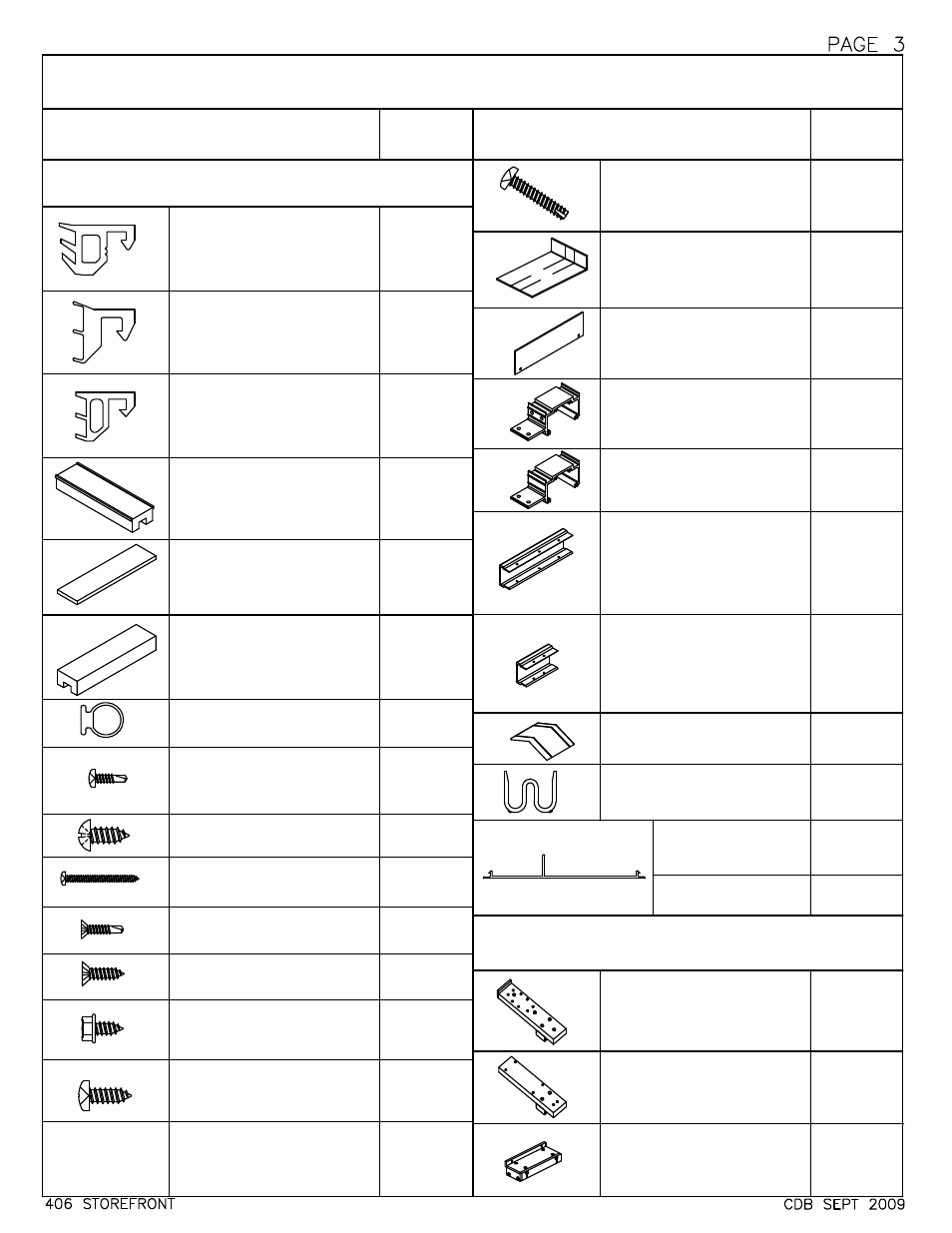 System drill jigs, Parts identification, Accessories | S129 hwd1, S101 | EFCO 406 (T) Series User Manual | Page 5 / 41