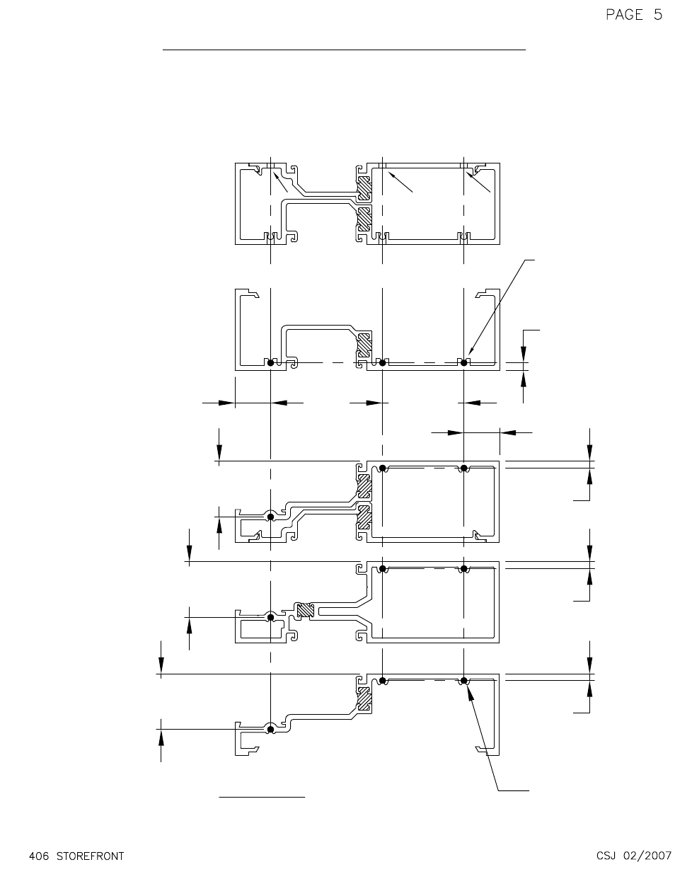 Template for o.g. screw spline, 6 drill guide for transom bar w, A - screw spline fabrication | 1) template for o. g. screw spline, Fig. # 1 | EFCO 406 (T) Series User Manual | Page 7 / 41