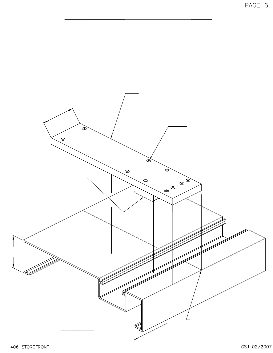 Drill guide for screw spline, Dj18 drill guide at inte, For screw spline application | 2) dj17 drill guide, Fig. #2 | EFCO 406 (T) Series User Manual | Page 8 / 41