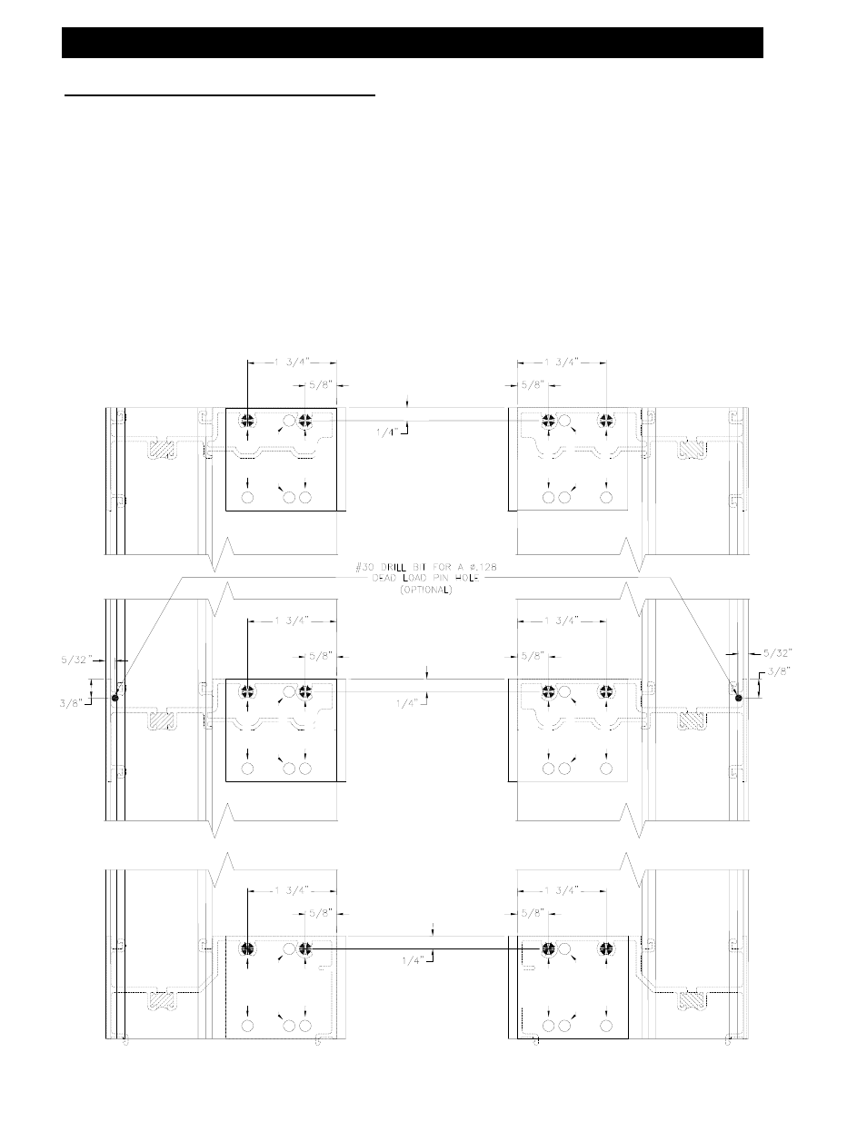 Drilling templates, Left hand mullion shown, right hand opposite, Series 433 triple set installation instructions | Outside set mullion inside set mullion | EFCO 433 Series User Manual | Page 12 / 90