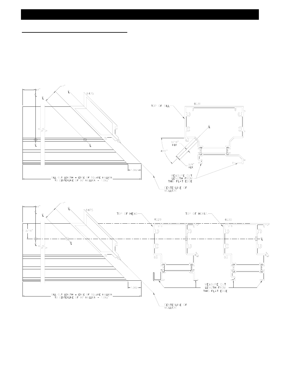 4 ½” horizontals | EFCO 433 Series User Manual | Page 24 / 90