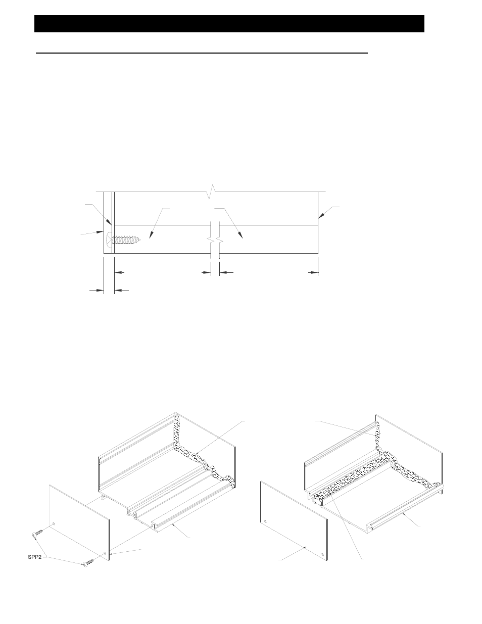 Subsill fabrication & installation, Step 1) cut length, Step 2) end dam installation | Includes offset and center-set glazing), Series 433 triple set installation instructions | EFCO 433 Series User Manual | Page 51 / 90