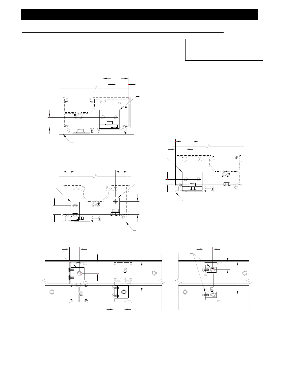 Step 8) heavy-duty anchor installation, Includes offset and center-set glazing), Offset mullions center-set mullions | Series 433 triple set installation instructions | EFCO 433 Series User Manual | Page 55 / 90