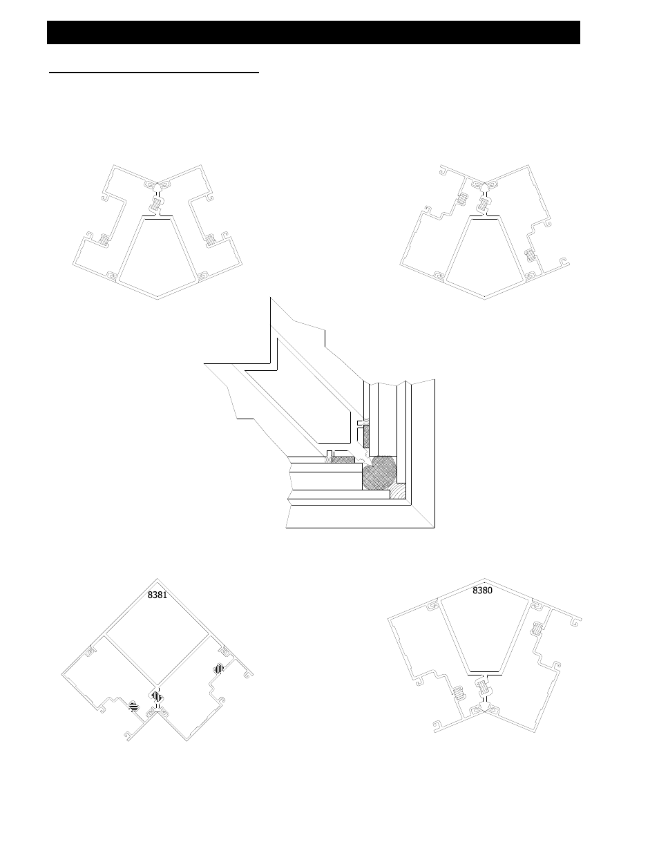 Includes offset and center-set glazing) | EFCO 433 Series User Manual | Page 61 / 90